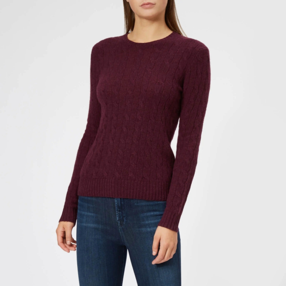 Lauren Ralph Lauren Women's Burgundy Sweater
